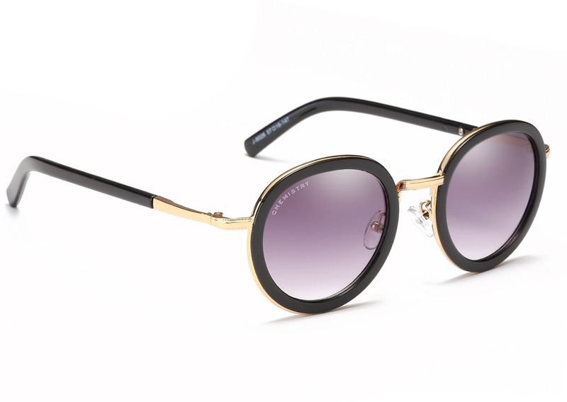 Chemistry Round Sunglasses(Violet)