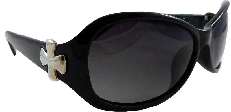 CHARM Oval Sunglasses(Black)