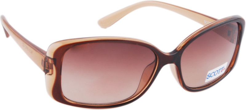 Scott Rectangular Sunglasses(Brown) Scott Rectangular Sunglasses(Brown)