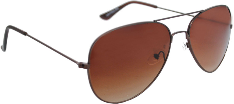 Sellebrity Aviator Sunglasses(Brown)