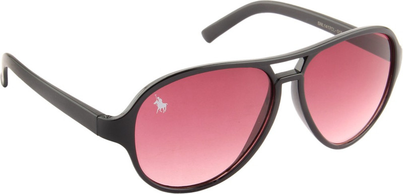 Royal County Of Berkshire Polo Club Over-sized Sunglasses(Red)