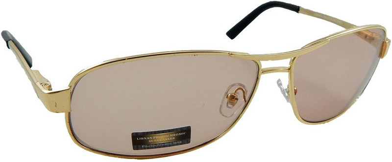 Libnan Photochromatic Rectangular Sunglasses(Clear, Grey)