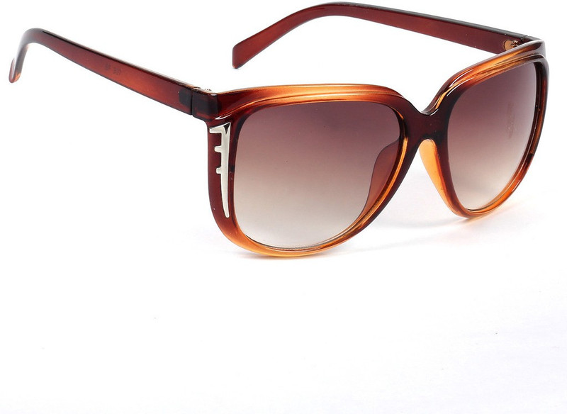 Eyeland Rectangular Sunglasses(Brown) Eyeland Rectangular Sunglasses(Brown)