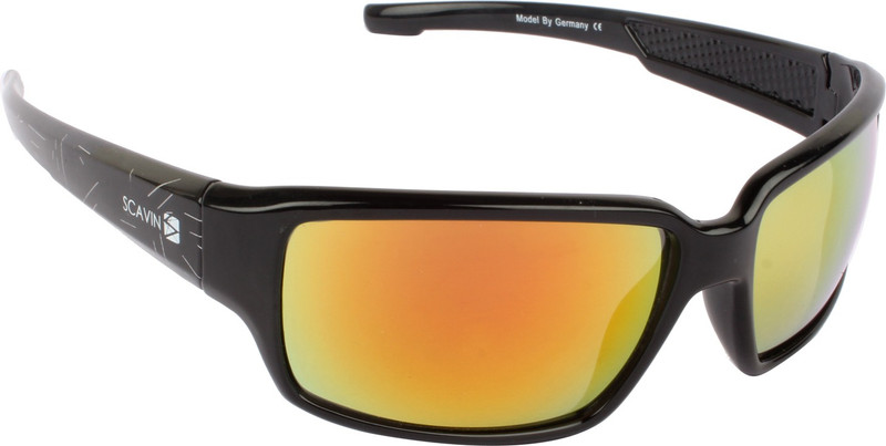 Scavin Rectangular Sunglasses(Red)