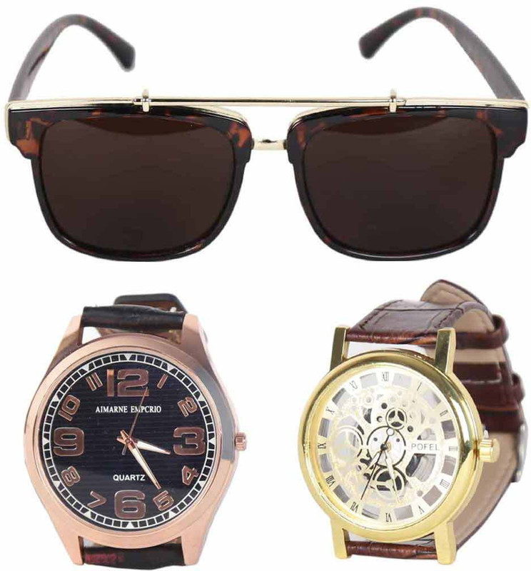 LOPEZ Wayfarer Sunglasses(Black)