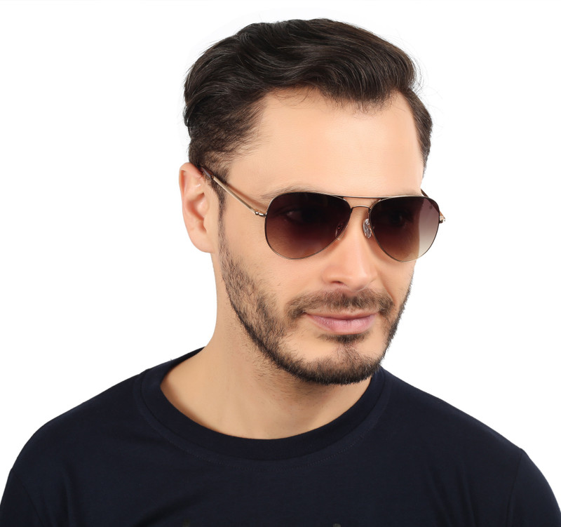 Djorn Aviator Sunglasses(Brown)