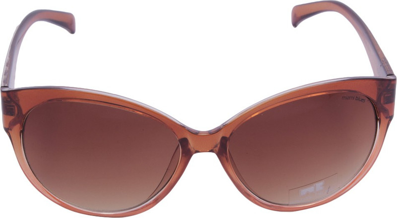 Miami Blues Over-sized Sunglasses(Brown)