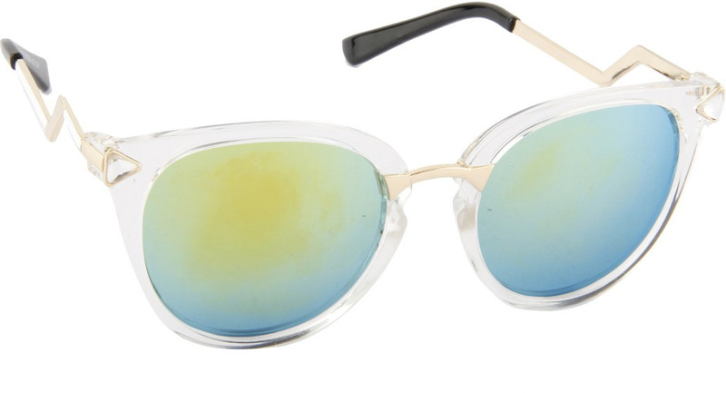 Farenheit Round Sunglasses(Golden)