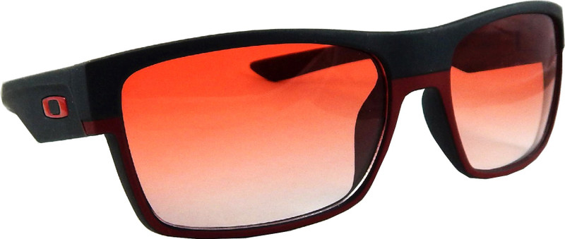 Els Rectangular Sunglasses(Red)