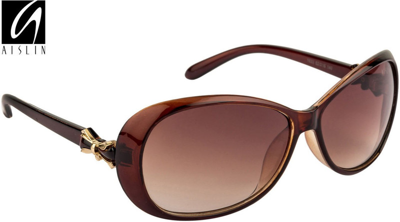 Aislin Over-sized Sunglasses(Brown, Black) Aislin Over-sized Sunglasses(Brown, Black)