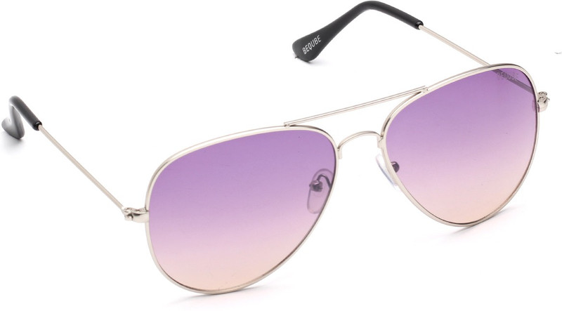 Beqube Aviator Sunglasses(Violet)
