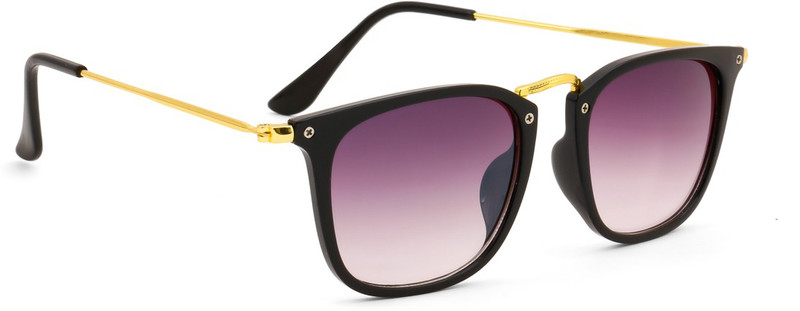 Royal Son Rectangular Sunglasses(Violet) Royal Son Rectangular Sunglasses(Violet)