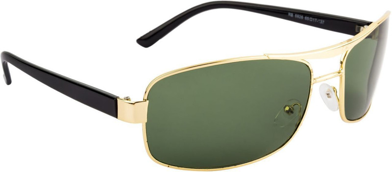 NuVew Rectangular Sunglasses(Green)