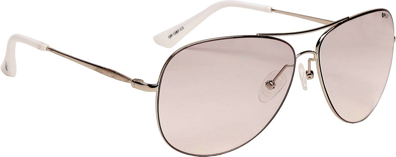 Opium Aviator Sunglasses(Clear)