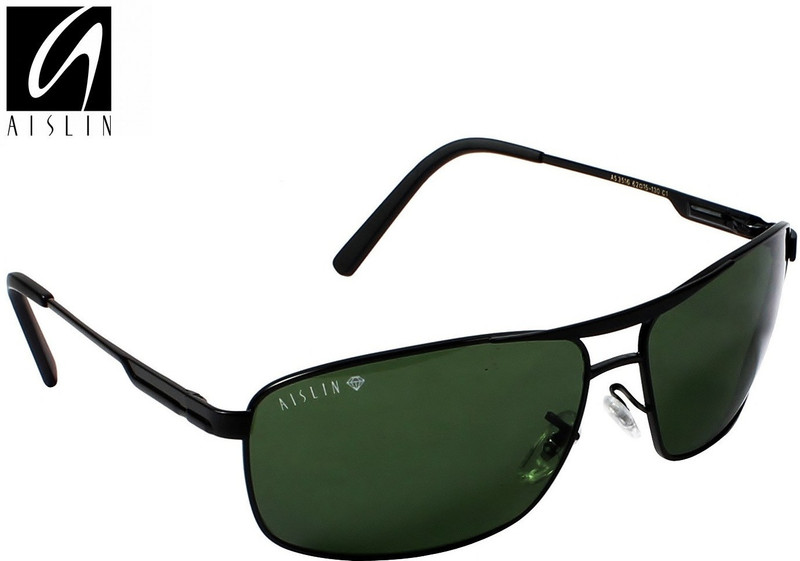 Aislin Rectangular, Aviator Sunglasses(Green) Aislin Rectangular, Aviator Sunglasses(Green)
