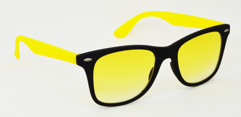 Hrinkar Wayfarer Sunglasses(Yellow, Clear)
