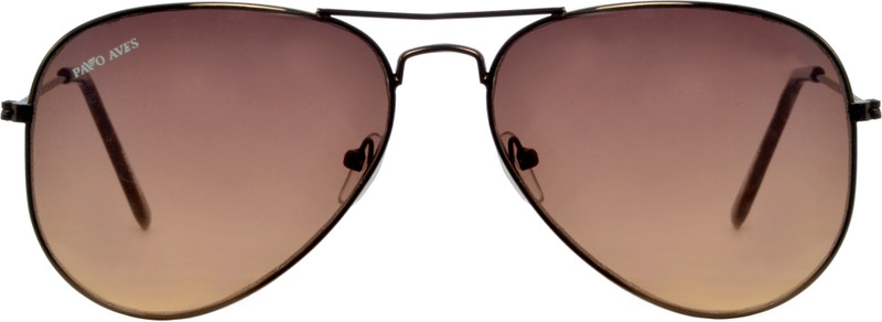Pavo Aves Aviator Sunglasses(Brown)