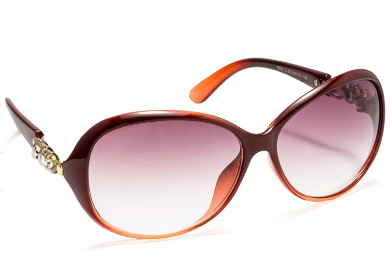 Stacle Over-sized Sunglasses(Red)