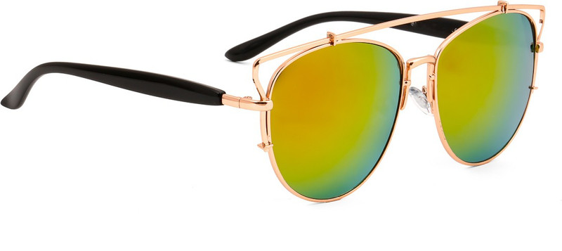 Royal Son Oval Sunglasses(Yellow) Royal Son Oval Sunglasses(Yellow)