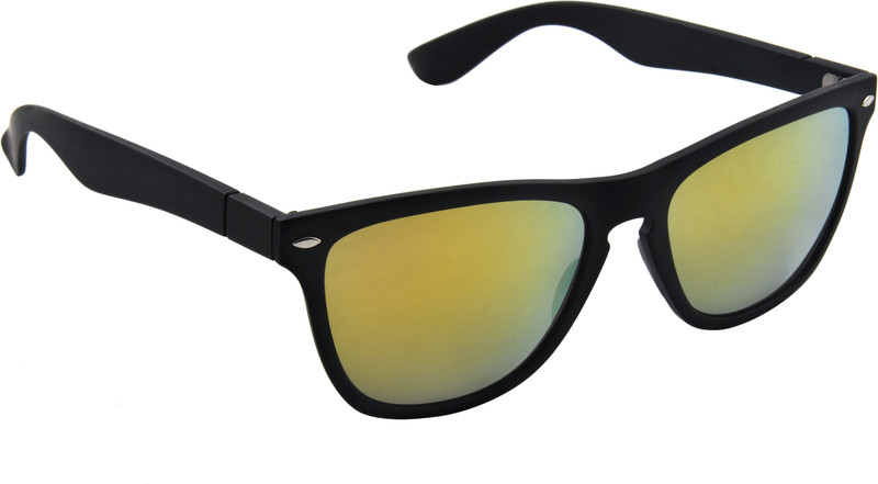 Joe Black Wayfarer Sunglasses(Golden) Joe Black Wayfarer Sunglasses(Golden)