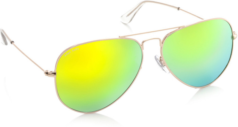 Allen Solly Aviator Sunglasses(Yellow) Allen Solly Aviator Sunglasses(Yellow)