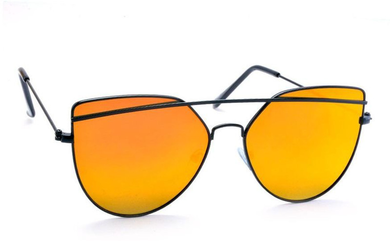Stacle Cat-eye Sunglasses(Orange)