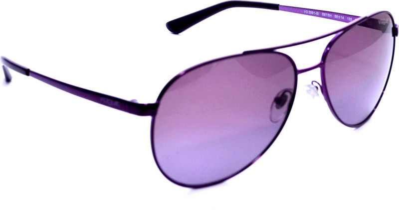 Vogue Aviator Sunglasses(Pink)