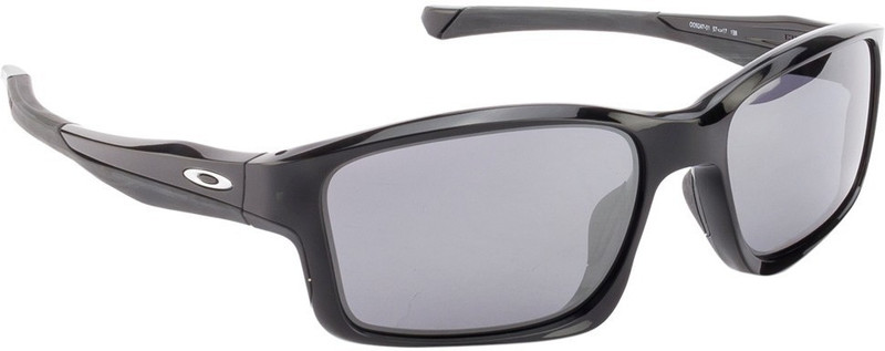 Oakley CHAINLINK Wayfarer Sunglass(Grey, Silver)