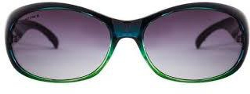 Fastrack Oval Sunglasses(Black)