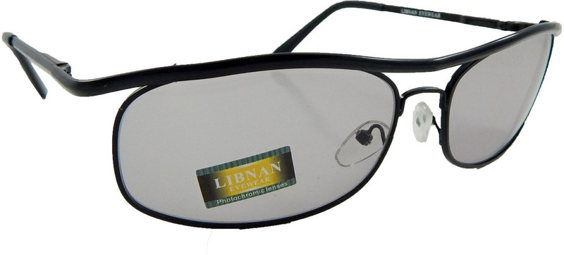 Libnan Photochromatic Rectangular Sunglasses(Grey)
