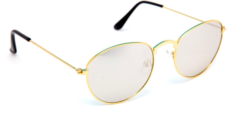 TheWhoop Round Sunglasses(Silver)