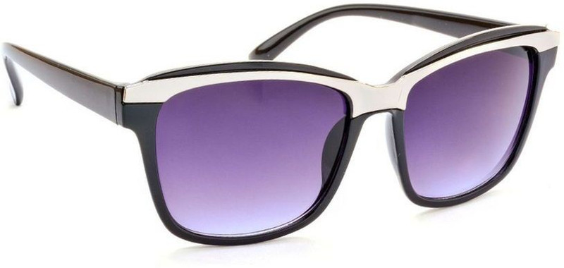 Stacle Rectangular Sunglasses(Violet)