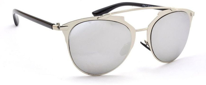 Stacle Round Sunglasses(Silver)