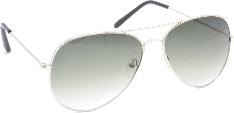 Hrinkar Aviator Sunglasses(Green, Clear)