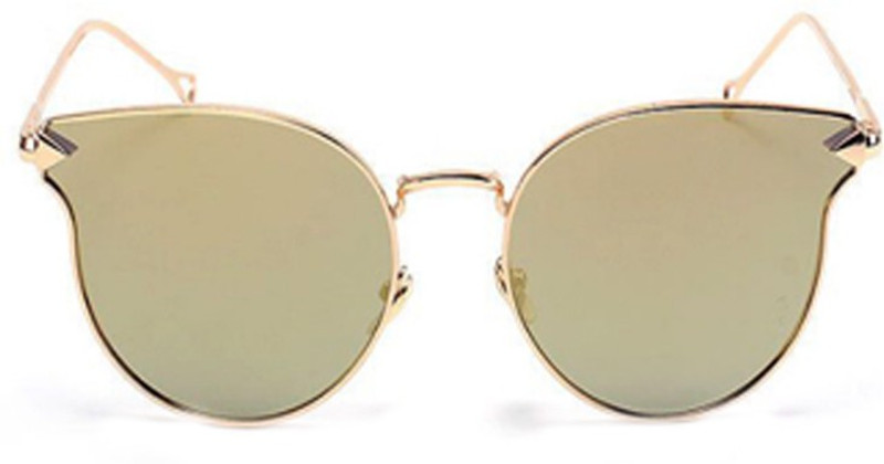 Delonbo Oval Sunglasses(Golden) Delonbo Oval Sunglasses(Golden)