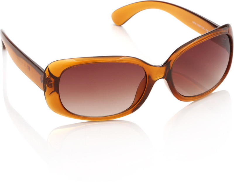 MTV Rectangular Sunglasses(Brown)