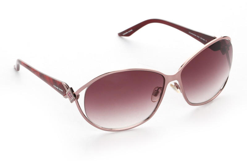 Celine Dion Oval Sunglasses(Brown)