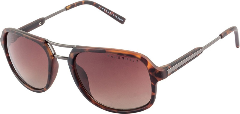 Farenheit Spectacle Sunglasses(Brown)