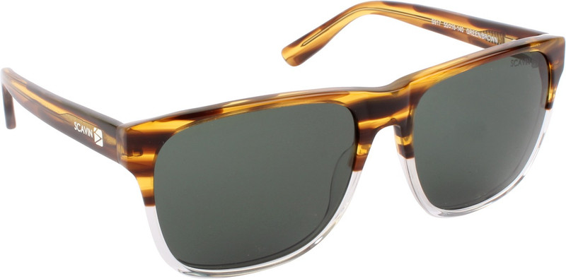 Scavin Rectangular Sunglasses(Green)