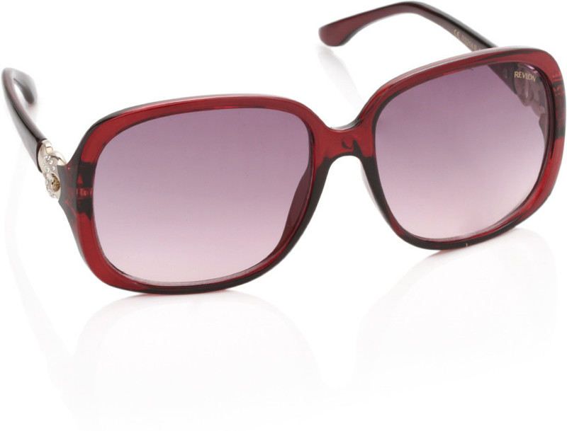 Revlon Rectangular Sunglasses(Violet)