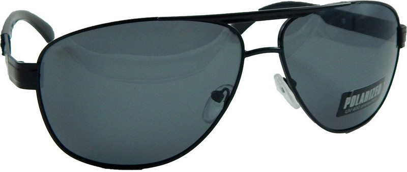 ESTIVO Rectangular Sunglasses(Black)