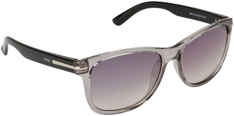 Image Wayfarer Sunglasses(Brown, Grey)
