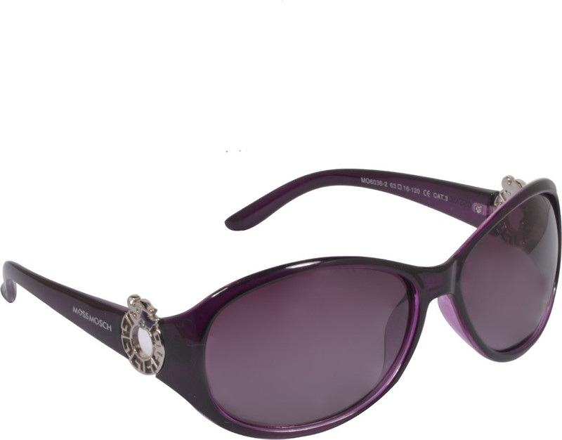 Moss Mosch Round Sunglasses(Violet)