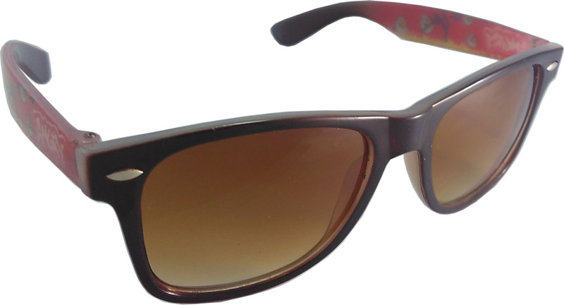 HE Wayfarer Sunglasses(Brown, Red) HE Wayfarer Sunglasses(Brown, Red)