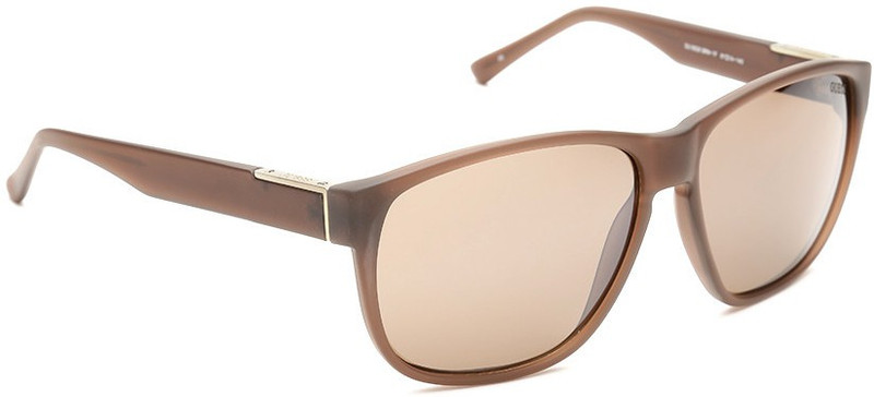 Guess Wayfarer Sunglasses(Brown, Silver) Guess Wayfarer Sunglasses(Brown, Silver)