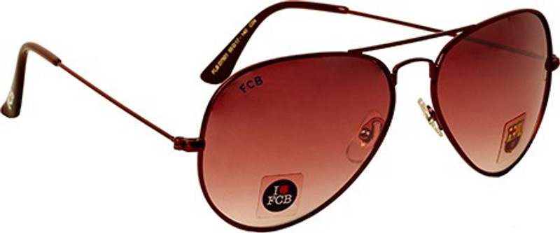 FCB Aviator Sunglasses(Red)