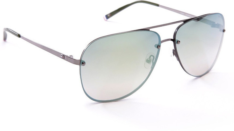 Tommy Hilfiger Aviator Sunglasses(Green, Green) Tommy Hilfiger Aviator Sunglasses(Green, Green)