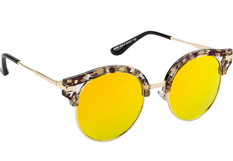 Farenheit Round Sunglasses(Yellow)