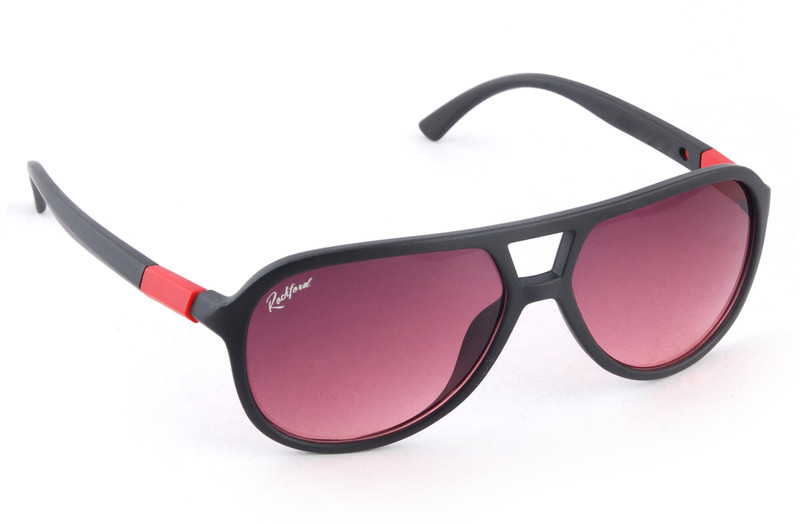 Rockford Aviator Sunglasses(Red)