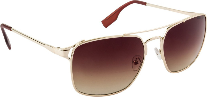 Funky Boys Rectangular Sunglasses(Brown)